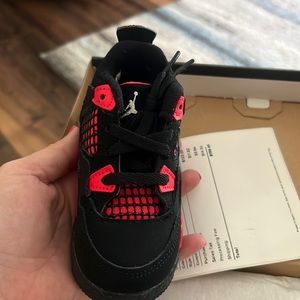 Toddler Jordan Retro 4 Red Thunder TD